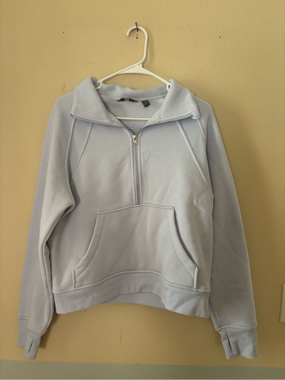 Danskin Light Lavender Half-Zip Sweatshirt